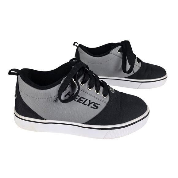 HEELYS YOUTH PRO 20 SKATE SHOES — GRAY/BLACK • SIZE 4 • STYLE HE100761 - Picture 1 of 12